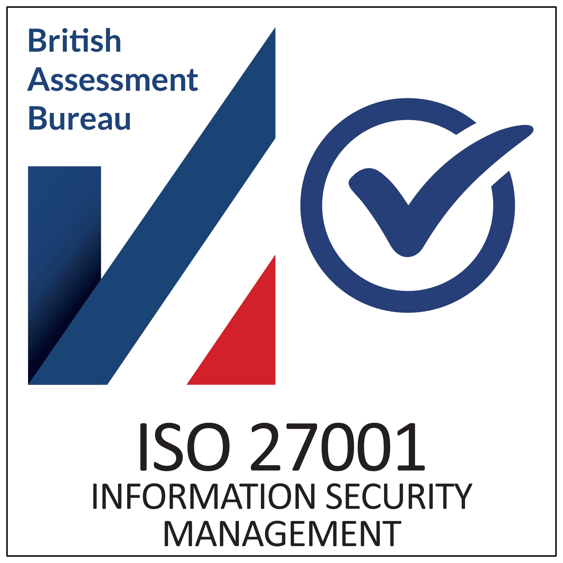 ISO 27001 badge